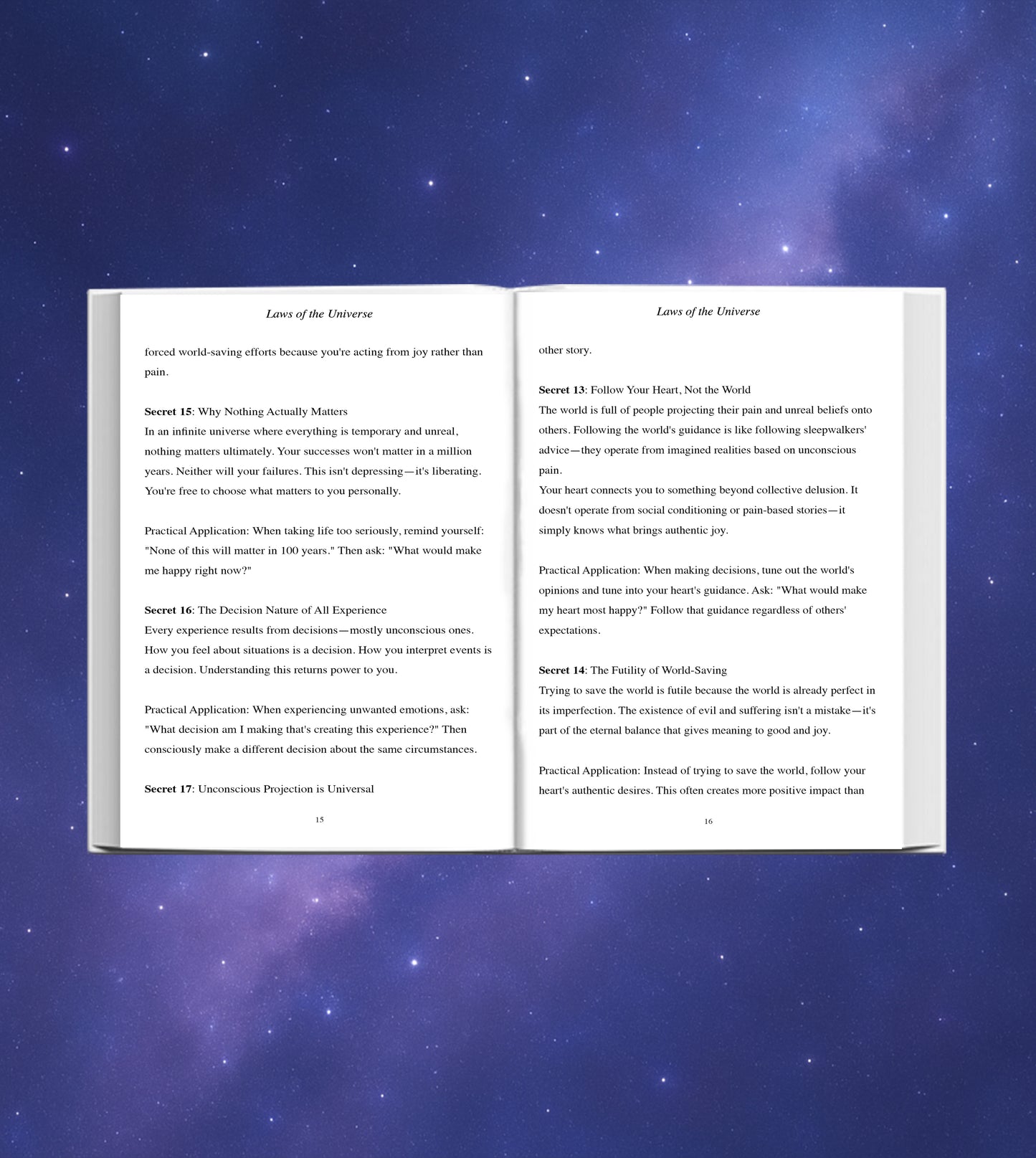 Laws of the Universe — 33 Secrets They Don't Want You to Know About Reality